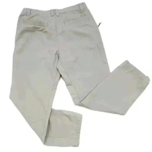 Columbia Cotton Side Zip pocket Relaxed Fit Pants, Tan, Men's 34 - Picture 2 of 6